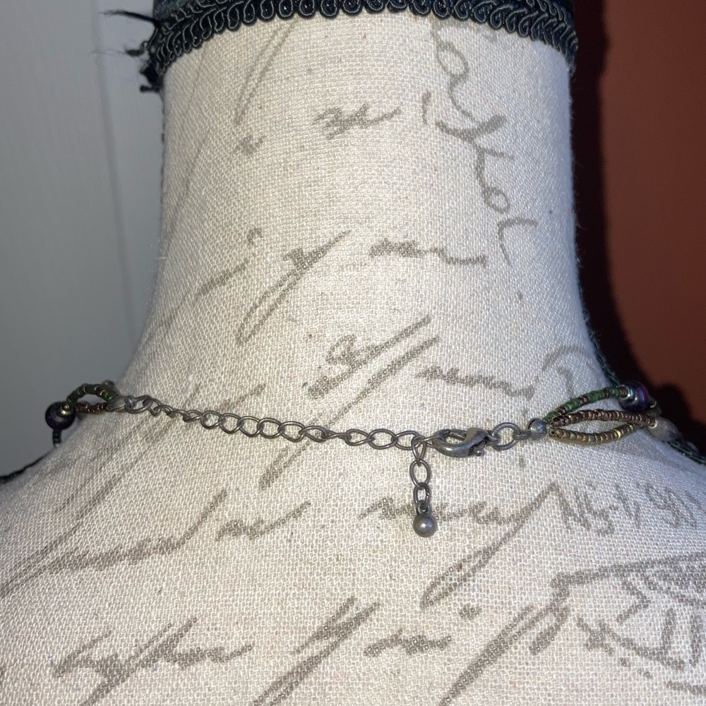 Multistrand Beaded Pendant Necklace Jewelry - Picture 6 of 6